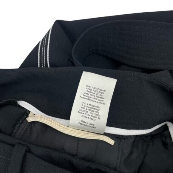 Aritzia Wilfred Jallade Tie Front Side Stripe Pant Crepe Size 0 - Picture 8 of 9